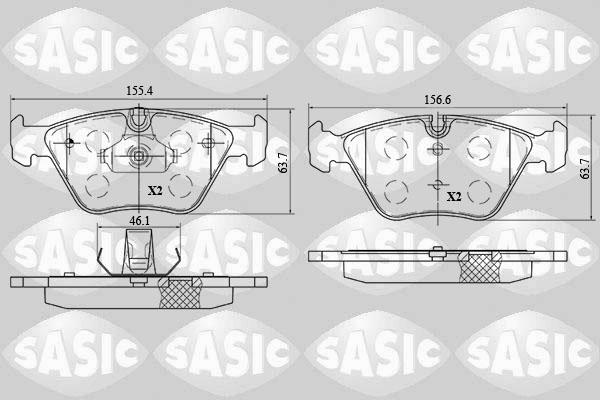 Sasic 6216099 - Komplet Pločica, disk-kočnica www.molydon.hr