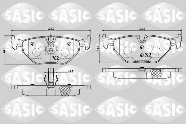 Sasic 6216053 - Komplet Pločica, disk-kočnica www.molydon.hr