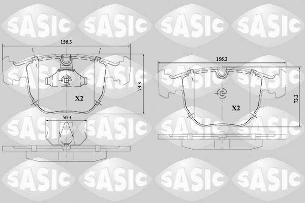 Sasic 6216147 - Komplet Pločica, disk-kočnica www.molydon.hr