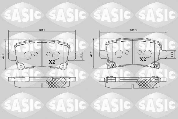 Sasic 6216189 - Komplet Pločica, disk-kočnica www.molydon.hr