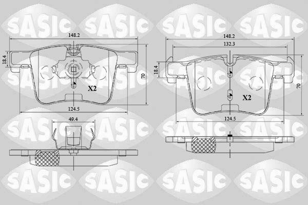 Sasic 6216173 - Komplet Pločica, disk-kočnica www.molydon.hr