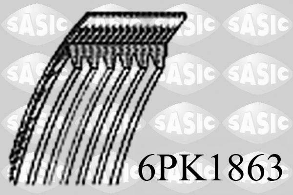 Sasic 6PK1863 - Klinasti rebrasti remen  www.molydon.hr