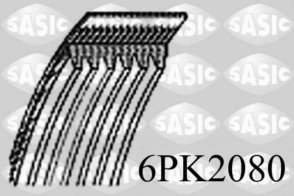 Sasic 6PK2080 - Klinasti rebrasti remen  www.molydon.hr