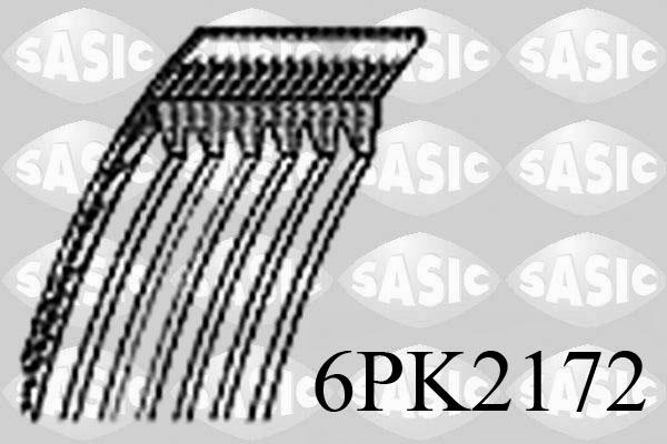 Sasic 6PK2172 - Klinasti rebrasti remen  www.molydon.hr