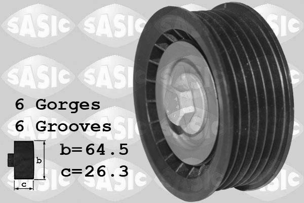 Sasic 1626218 - Vodeći valjak , klinasti rebrasti remen  www.molydon.hr