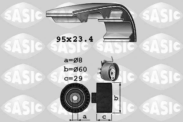 Sasic 1754009 - Komplet zupčastog remena www.molydon.hr