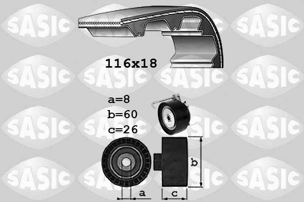 Sasic 1756090 - Komplet zupčastog remena www.molydon.hr