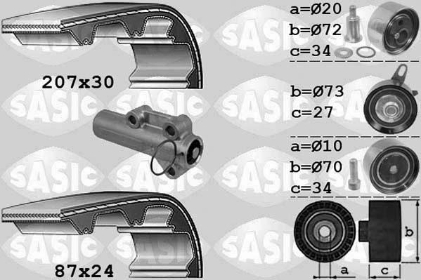 Sasic 1756048 - Komplet zupčastog remena www.molydon.hr