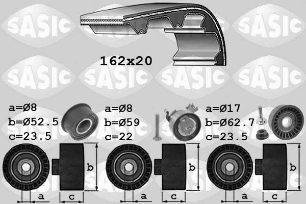 Sasic 1756065 - Komplet zupčastog remena www.molydon.hr