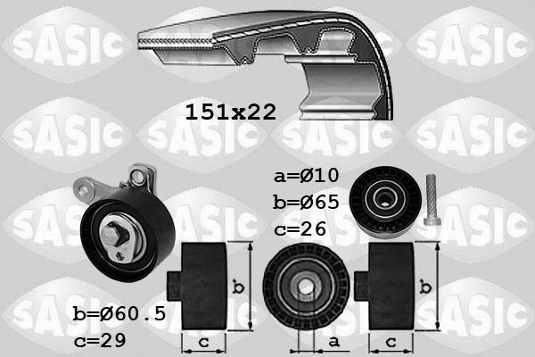 Sasic 1756082 - Komplet zupčastog remena www.molydon.hr