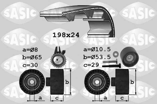 Sasic 1756025 - Komplet zupčastog remena www.molydon.hr