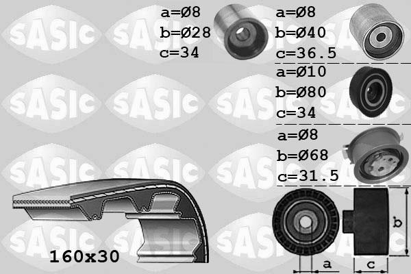 Sasic 1756070 - Komplet zupčastog remena www.molydon.hr