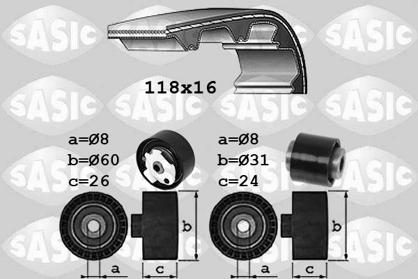 Sasic 1750046 - Komplet zupčastog remena www.molydon.hr