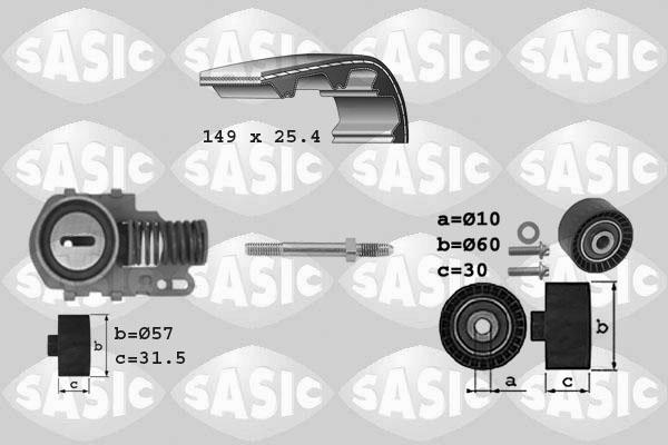 Sasic 1750004 - Komplet zupčastog remena www.molydon.hr