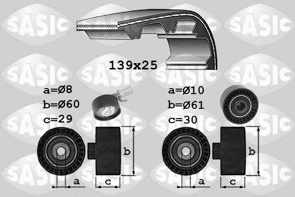 Sasic 1750038 - Komplet zupčastog remena www.molydon.hr