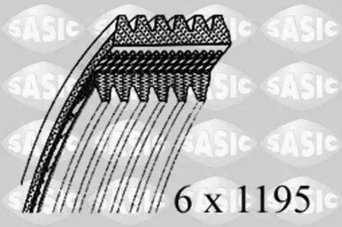 Sasic 1776101 - Klinasti rebrasti remen  www.molydon.hr