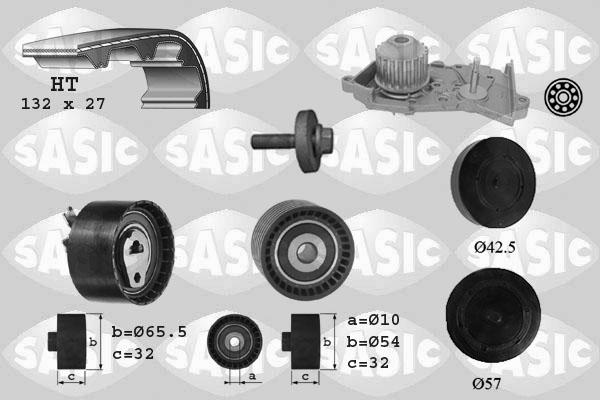 Sasic 3904035 - Vodena pumpa sa kompletom zupčastog remena www.molydon.hr