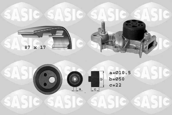 Sasic 3904028 - Vodena pumpa sa kompletom zupčastog remena www.molydon.hr