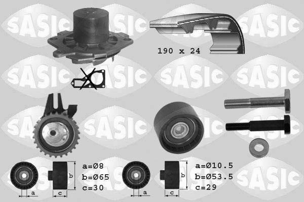 Sasic 3906004 - Vodena pumpa sa kompletom zupčastog remena www.molydon.hr