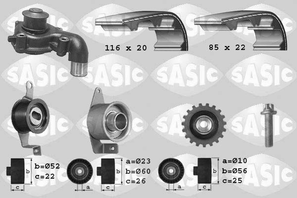 Sasic 3906013 - Vodena pumpa sa kompletom zupčastog remena www.molydon.hr