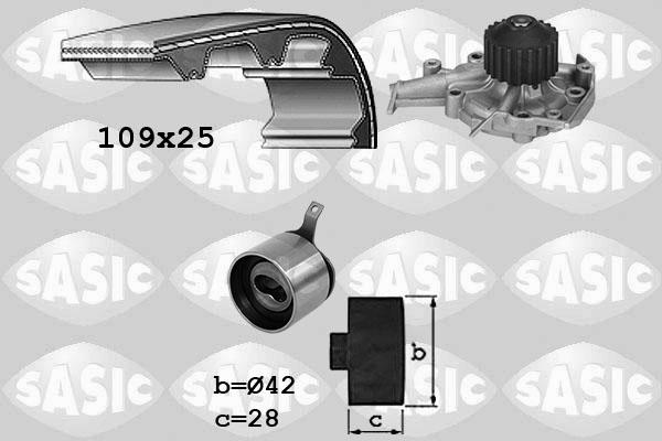 Sasic 3906105 - Vodena pumpa sa kompletom zupčastog remena www.molydon.hr