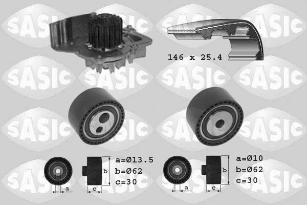 Sasic 3900008 - Vodena pumpa sa kompletom zupčastog remena www.molydon.hr