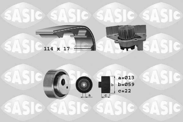 Sasic 3900036 - Vodena pumpa sa kompletom zupčastog remena www.molydon.hr