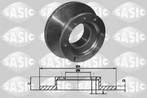 Sasic T616003 - Kočioni disk www.molydon.hr