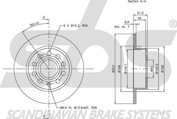 SBS 1815344789 - Kočioni disk www.molydon.hr