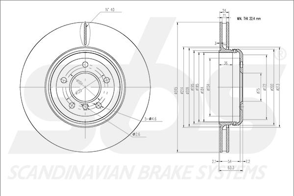 SBS 1815341591 - Kočioni disk www.molydon.hr