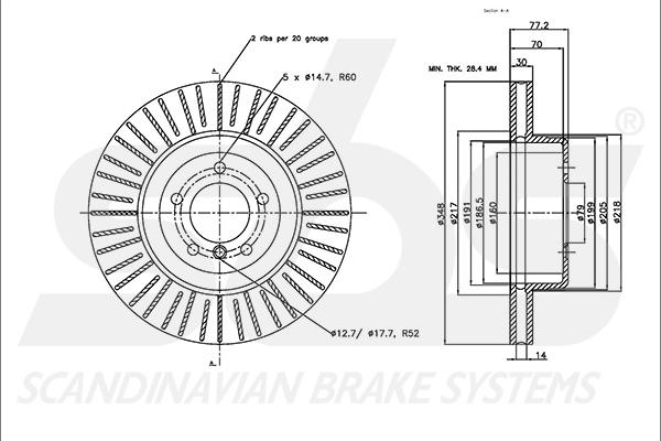 SBS 18153415119 - Kočioni disk www.molydon.hr