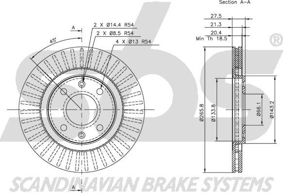 SBS 1815319915 - Kočioni disk www.molydon.hr