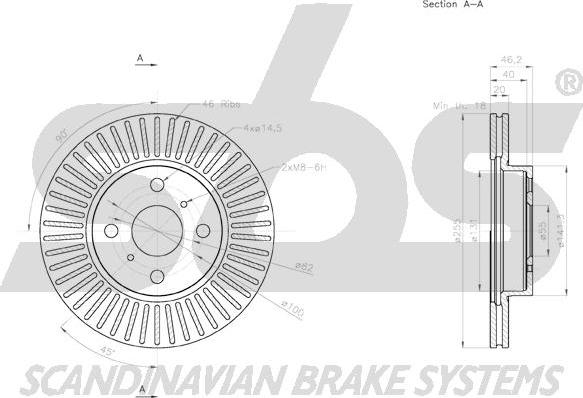 SBS 18153145134 - Kočioni disk www.molydon.hr