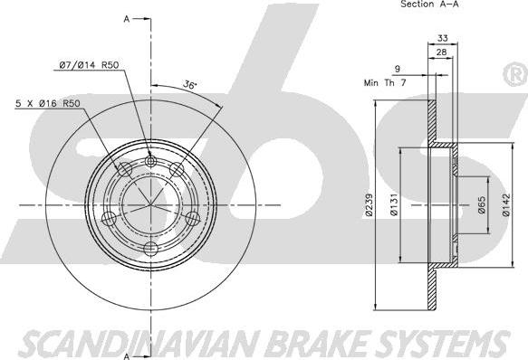 SBS 1815314779 - Kočioni disk www.molydon.hr