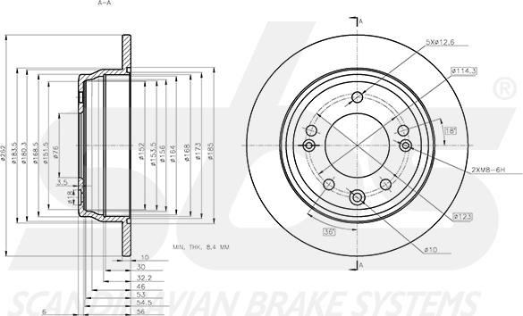 SBS 1815313463 - Kočioni disk www.molydon.hr