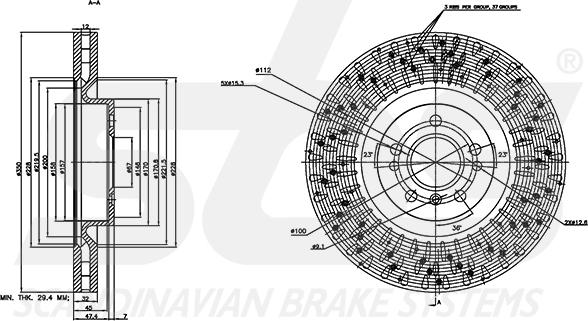 SBS 18153133139 - Kočioni disk www.molydon.hr