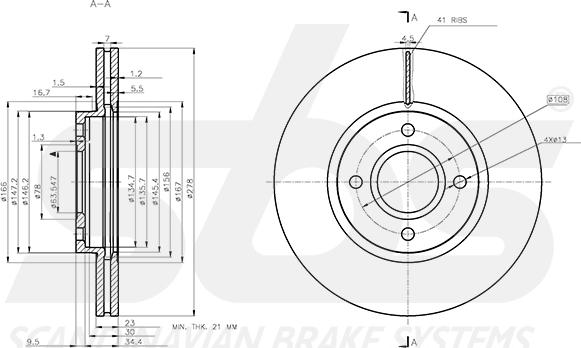 SBS 1815312598 - Kočioni disk www.molydon.hr