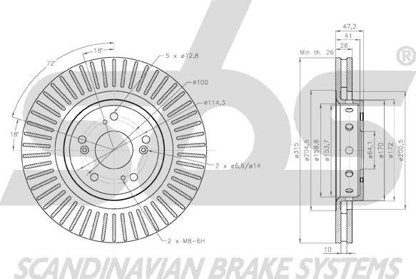 SBS 1815312669 - Kočioni disk www.molydon.hr