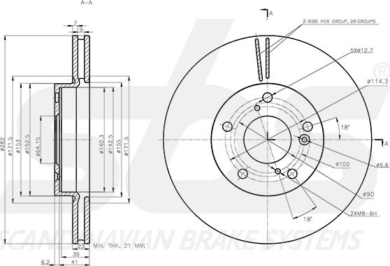 SBS 1815312673 - Kočioni disk www.molydon.hr