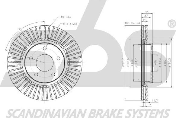 SBS 1815312294 - Kočioni disk www.molydon.hr