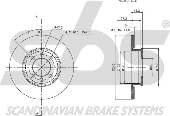 SBS 1815209931 - Kočioni disk www.molydon.hr