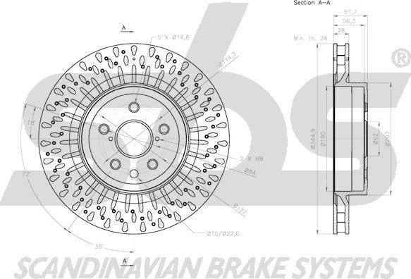 SBS 18152045152 - Kočioni disk www.molydon.hr