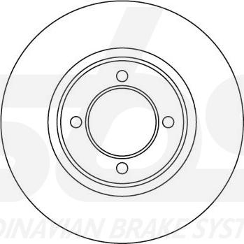 SBS 1815204518 - Kočioni disk www.molydon.hr