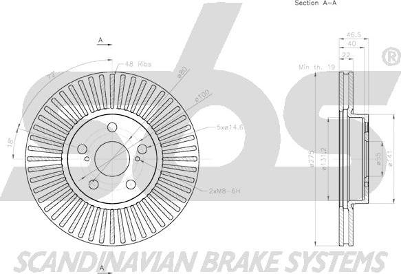 SBS 18153145132 - Kočioni disk www.molydon.hr