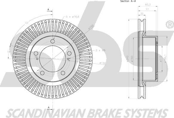 SBS 18152045171 - Kočioni disk www.molydon.hr