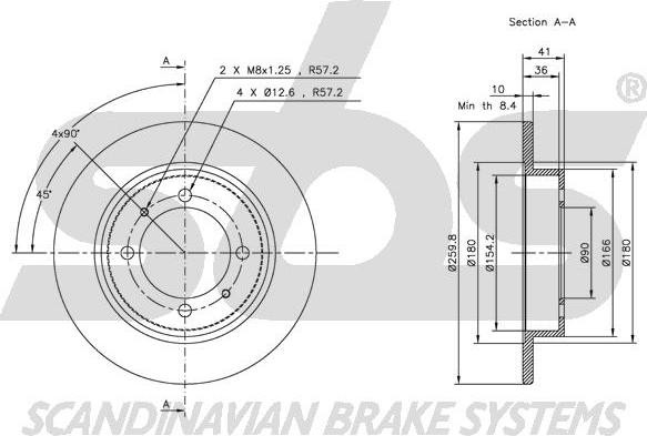 SBS 1815314840 - Kočioni disk www.molydon.hr