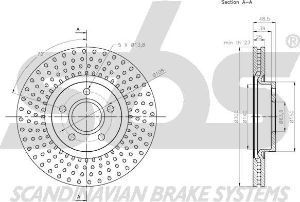 SBS 1815204864 - Kočioni disk www.molydon.hr