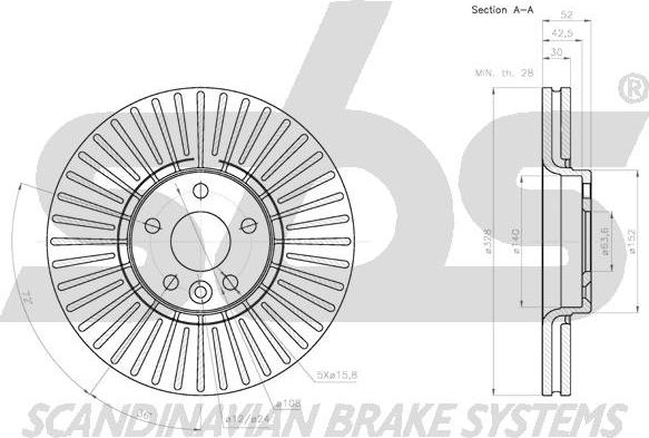 SBS 1815314860 - Kočioni disk www.molydon.hr