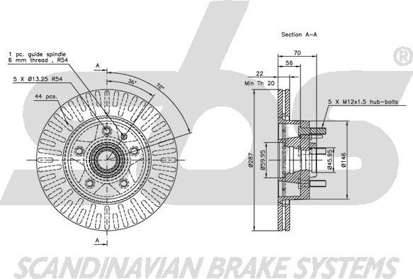 SBS 1815204814 - Kočioni disk www.molydon.hr