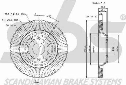 SBS 1815204790 - Kočioni disk www.molydon.hr